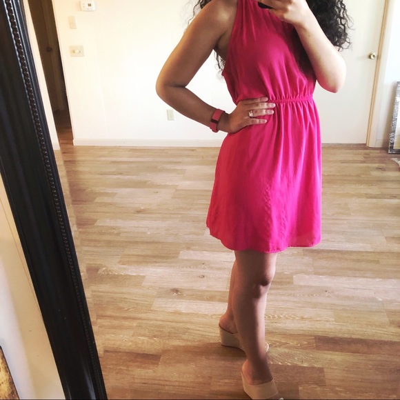Soprano Dresses & Skirts - Hot Pink Halter Dress